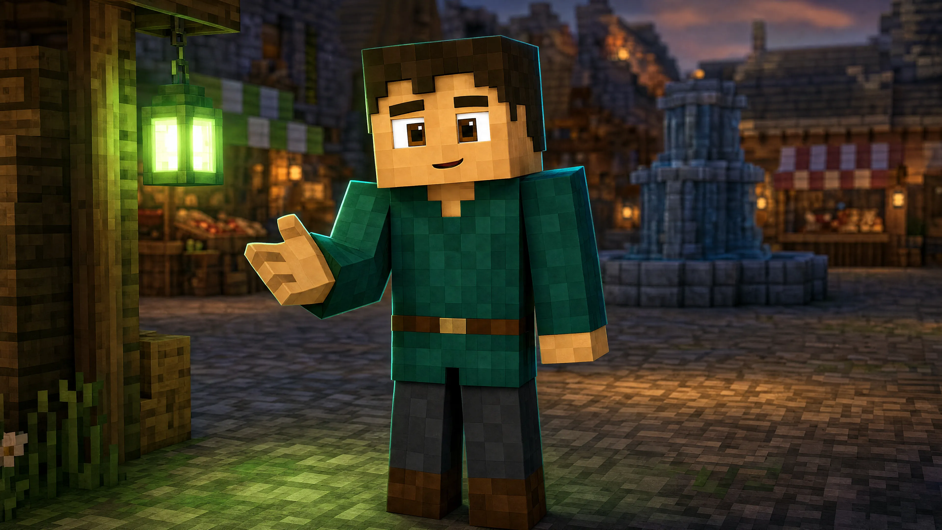 Minecraft NPC created with Theatron